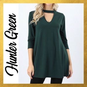 🌲huntєr grєєn chσkєr ѕtчlє tuníc🌲